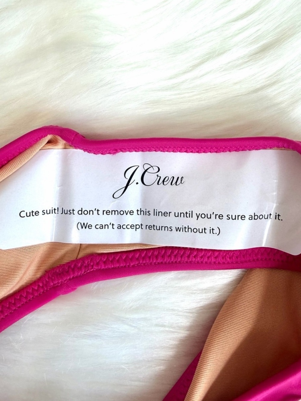 NWT J. Crew V-Neck Ruffle Front One Piece Swimsuit Radiant Fuchsia Size 12 - Picture 8 of 16